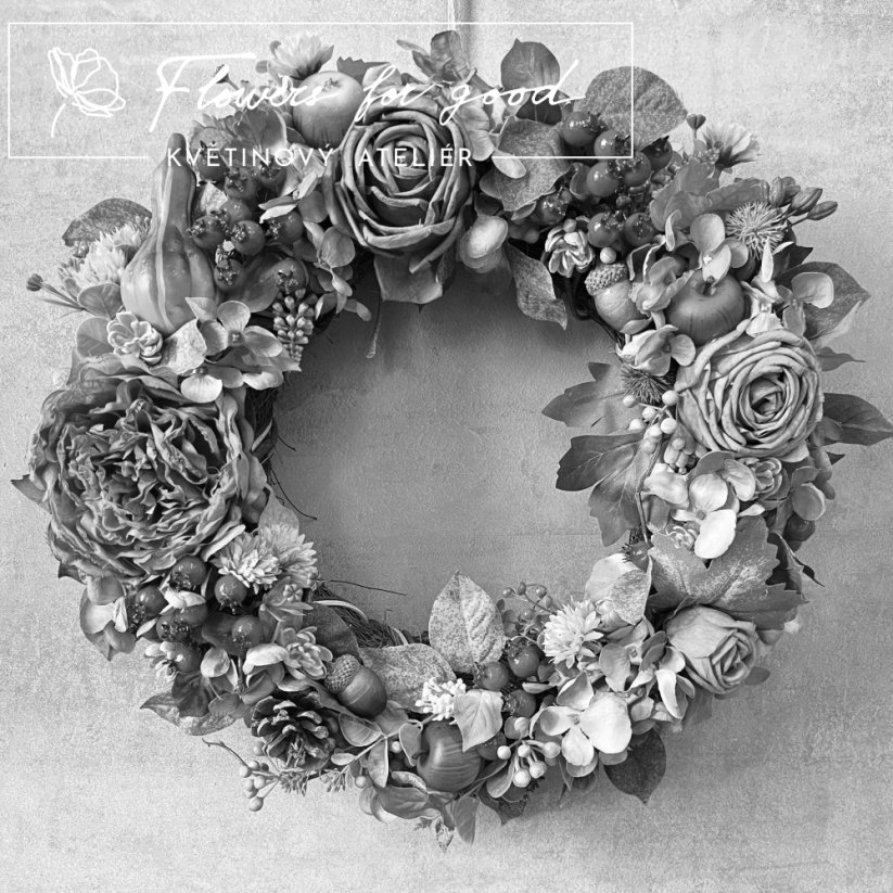 Věnec nebo závěsná dekorace na zakázku