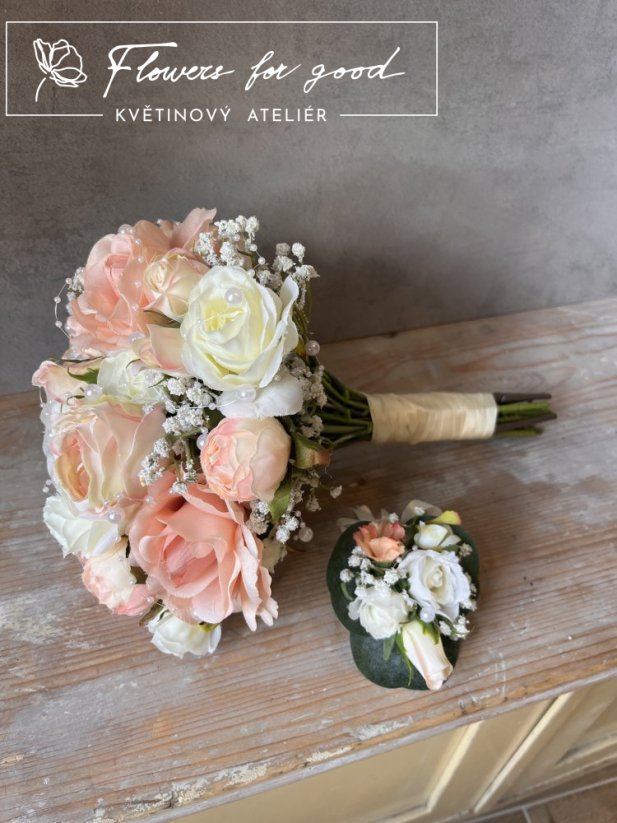 Svatební set pro nevěstu, svědkyni a pro ženicha